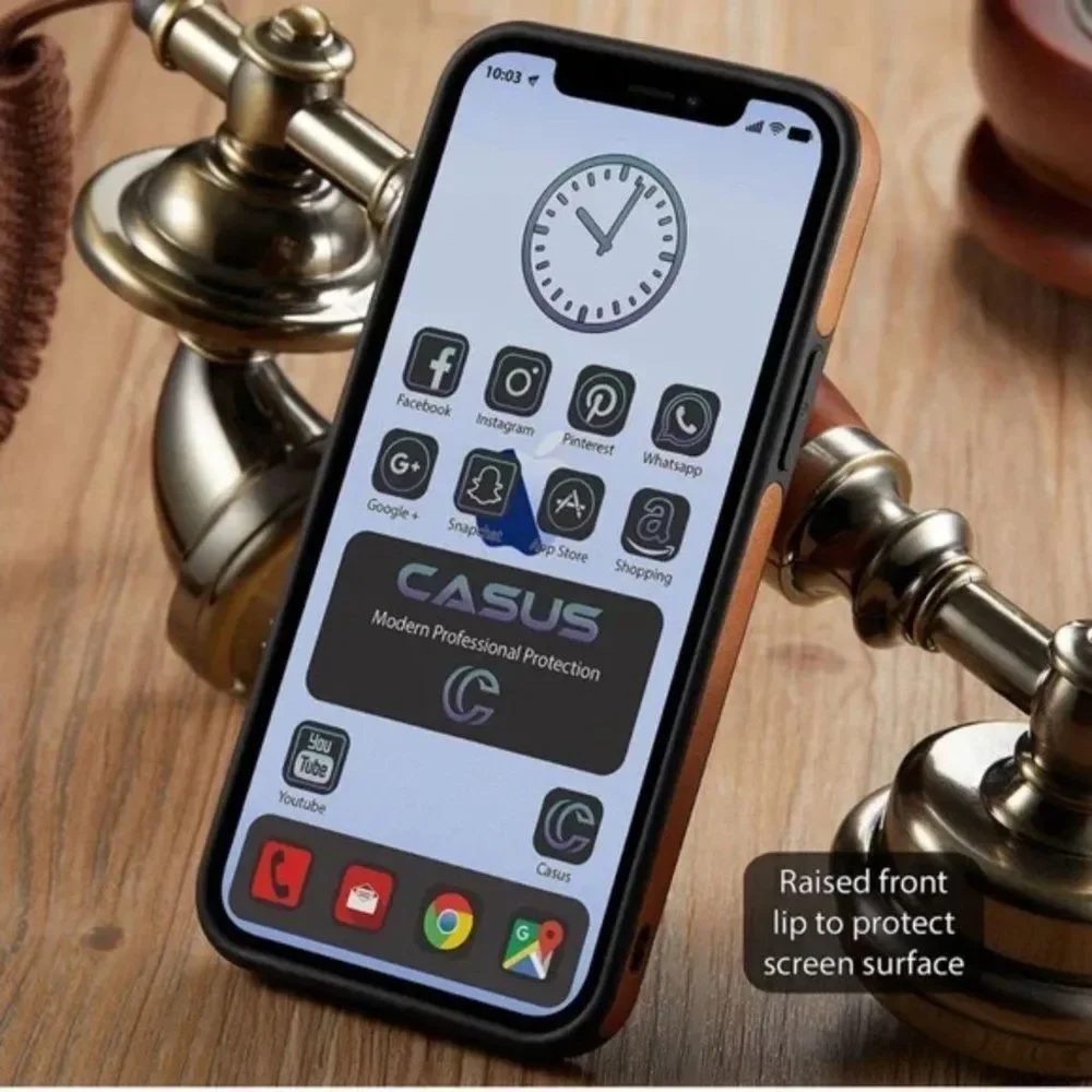 NEW LEATHER IPHONE 13 PRO MAX CASE